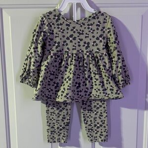 George 2 piece Long Sleeve Toddler Outfit 2T